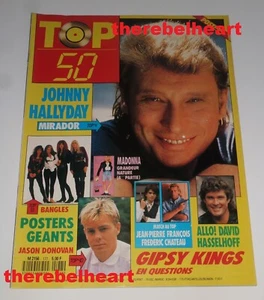 CYNDI LAUPER 1989 Top 50 Mag - MADONNA Bananarama DAVID HASSELHOFF Donna Summer - Picture 1 of 1