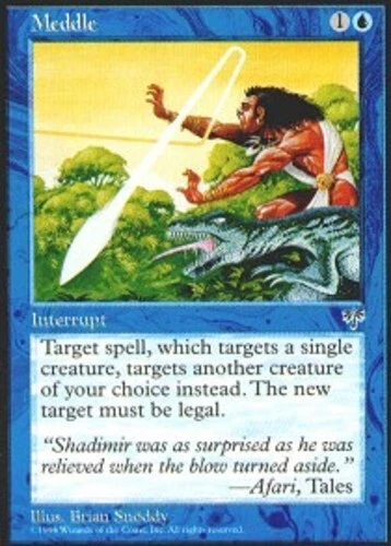 Meddle ~ Near Mint Mirage MTG Magic UltimateMTG Blue Card - Image 1 of 1