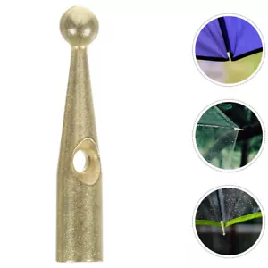 10pcs Umbrella Tail Beads Replacement End Tips Metal Umbrella Bone Cover For - Picture 1 of 12