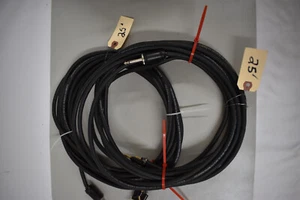 Pair of Speaker Cables with Banana plugs and 1/4" phone ( 25 ft ) - 16 AWG - Picture 1 of 1