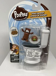 Poopeez Toilette Launcher Playset con 2 Mini Figure Esclusive Ragazzi Poop Youtube - Foto 1 di 8