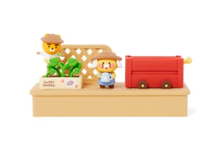 Support de chargeur double Kakao Friends Choonsik Sweet Potato Farm pour AirPods et téléphone - Photo 1 sur 10