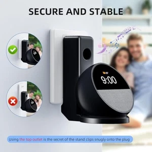 Echo Spot 2024 Sleek Wall Mount for a Clutter-Free Look, No Tools Required - Picture 1 of 7
