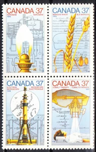W CANADA 1206-1209a SCIENCE AND TECHNOLOGY - Picture 1 of 1