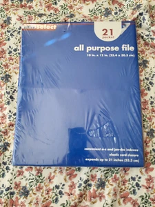 All - Purpose File 21 Pocket • Customizable Tabs - 10 In x 12 In (25.4 x 30.5cm) - Picture 1 of 2