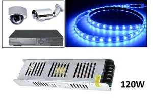 Alimentatore trasformatore stabilizzato slim 120W 240V-12V per striscia led 10A - Foto 1 di 3