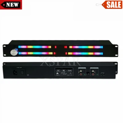 LED64X2 Music Spectrum Display Rhythm Light VU Meter Supports Voice Control - Image 1 of 4