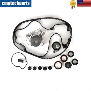 Timing Belt Kit & Water Pump For 01-05 Honda Civic D17A1 D17A2 D17A6 D17A7 - Picture 1 of 11