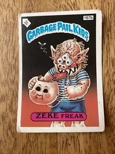 Garbage Pail Kids Zeke Freak 167b - Picture 1 of 2