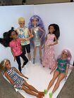 Barbie Fashionistas Doll Lot Skipper Ken Extra Curvy Dressed Used GUC