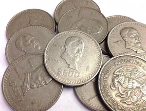 MEXIKO $ 500 Pesos Münze, Vintage mexikanischer Peso ""Madero"" (Typ 1986-1992) - Bild 1 von 2