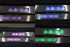 JDM TOYOTA Genuine Option QNC2 BB Glowing Front Scuff Plate Left And Right OEM - Picture 1 of 7