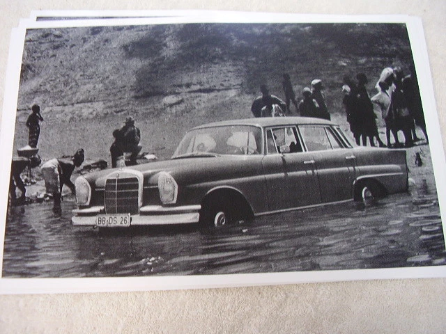 Mercedes Benz 220 SE 1961 11 X 17 foto imagen Foto 1 de 1