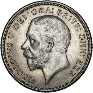 1928 Wreath Crown - George V British Silver Coin - Nice - Bild 1 von 2