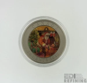 Canada 2012 50 Cent Coin Santa's Magical Visit - Picture 1 of 4