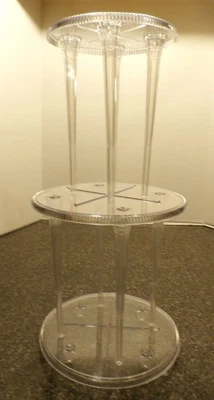 Separadores transparentes para decoración de pasteles Wilton de 11 piezas de 9 pulgadas y 7 pulgadas, 8 varillas de 9 pulgadas Foto 1 de 4