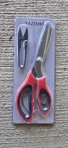 SS Pinking Shears, Serrated, Professional Dressmaking Sewing Craft Zig Zag - Picture 1 of 2