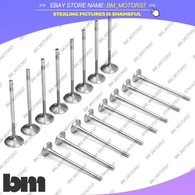 Válvulas de entrada e saída para Mercedes-Benz C250 W205 C117 W212 M274 M270 1.6 2.0 - Imagem 1 de 4