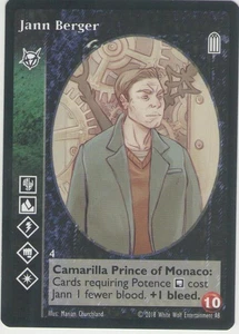 Jann Berger [KoT Reprint 1 set] - VTES card - Imagen 1 de 2