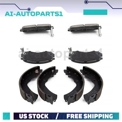 Kit de pastillas de freno delanteras y zapatas de freno traseras para Dodge Colt 1993 1994 Foto 1 de 4