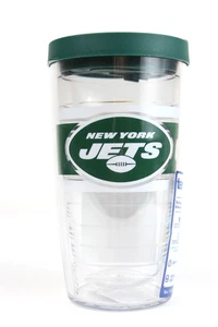New York Jets 2019 Tervis Dunkin 16 oz Tumbler - New Old Stock - Picture 1 of 4