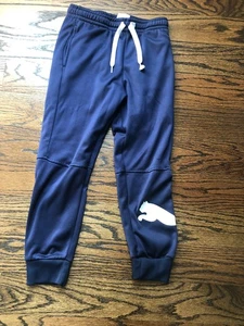 Boys Blue PUMA Sweatpants - 10/12 M Polyester - Picture 1 of 6
