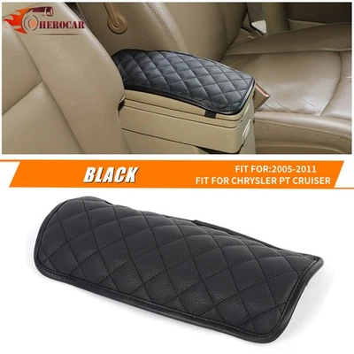 Black Center Armrest Box Pad Storage Lid Cover For Chrysler PT Cruiser 2005-2010 Foto 1 de 4