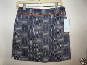 Lady Hagen Plymouth Skort Navy/White/Orange Size 2 NWT - Picture 1 of 6