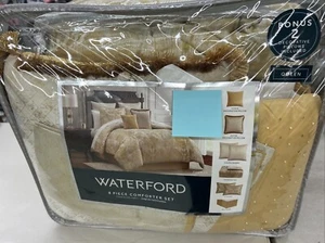 Waterford 8-teiliges Bettdecken-Set Queen Gold, neu - Bild 1 von 11