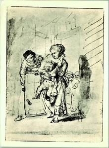 Postal fotográfica de The Naughty Boy Rembrandt Casa Museo Amsterdam - Imagen 1 de 2