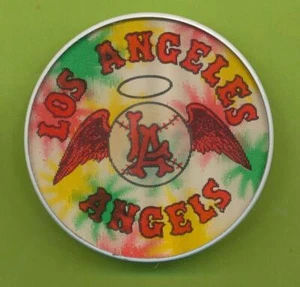 1961-64 Lenticular Flicker Flasher Pin - California Angels bx - Picture 1 of 1