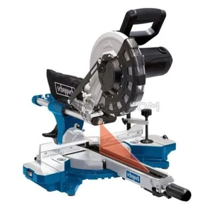 TRONCATRICE RADIALE LEGNO SCHEPPACH HM254 2000 W SEGA CIRCOLARE ø 255 LASER - Picture 1 of 7