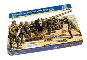 ITALERI 6165 Military Model 1/72 World War II Cannone da 149/40 with Crew T6165 - Picture 1 of 2