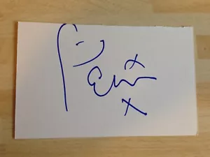 Erin O"Connor Autograph MODEL Signed 6x3.7 Card - Picture 1 of 3