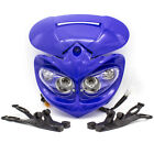 FXCNC Blue Universal For Street Fighter Dirt Bike Headlight Head Lamp Fairing
