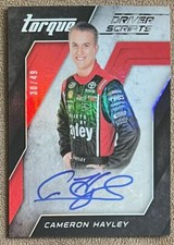 2016 Panini Torque Driver Scripts Red Autograph Cameron Hayley /49 #DS-CH