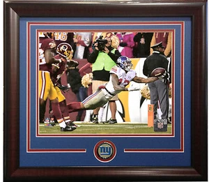 Odell Beckham Jr ny giants framed 8x10 w coin NEW 1 HANDED TD CATCH vs redskins - Picture 1 of 1