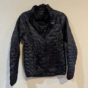 Patagonia Women’s Micro Puff Jacket Black Size Small - Picture 1 of 5