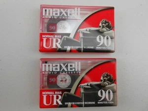 2 Maxell - UR90 Normal Bias 90 Minutes Type - sealed - Picture 1 of 1