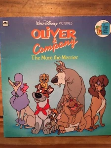 WALT DISNEY'S OLIVER & COMPANY THE MORE THE MERRIER GOLDEN BOOKS *MINT* 1988 - Picture 1 of 5