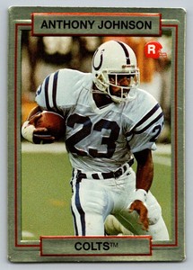 Anthony Johnson Action Packed Rookie Update 1990 11 Indianapolis Colts   RC