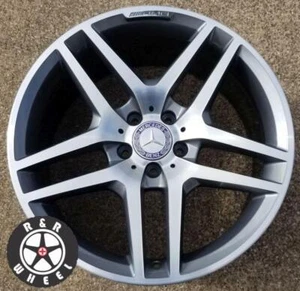 MERCEDES E250 E350 E400 2016-2017 Factory OEM Wheel 18x9 Rim 85461 w/ Cap #R - Picture 1 of 3