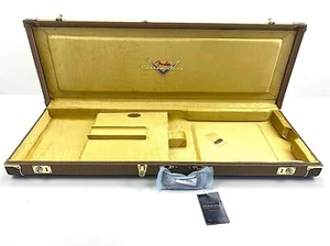 Custodia rigida Fender Customshop ★ adatta a Stratocaster/Telecaster ★ G&G ★ peluche oro ★ - Foto 1 di 17