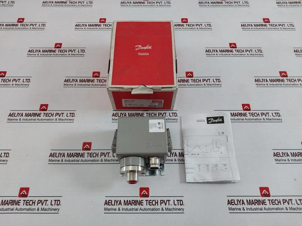 DANFOSS KPS 43 Pressure Switch 1.02 KP/CM2 0.1-1.0 MPA MWP 1750 PSIG 240VDC 12W - Image 1 of 4
