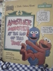 Sesame Street ANOTHER MONSTER AT THE END OF THIS BOOK Little Golden Book 1997 GC - Picture 1 of 9