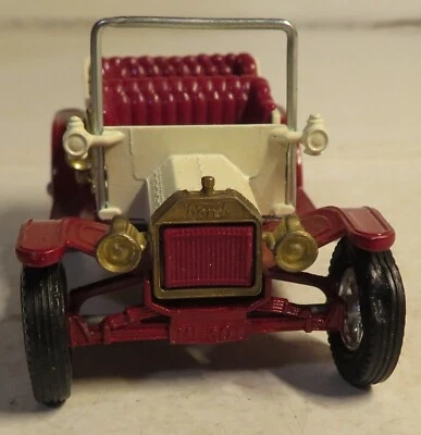 Vintage 1973 Matchbox Models of Yesteryear Y-1 Red 1911 Model 'T' Ford 42:1 GUC - Image 1 of 4