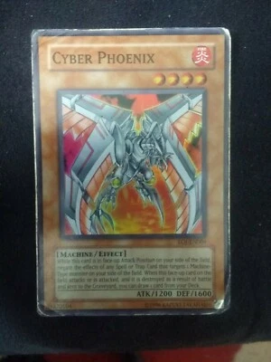 Yugioh EOJ-EN009 Cyber Phoenix ultimate rare x1 card heavy play sleeved - Photo 1/2