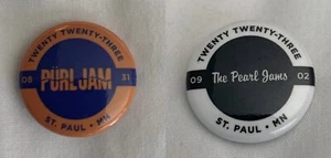 PEARL JAM 2 PIN ST PAUL MINNESOTA 8/31 & 9/2 2023 EVENT TASTE XCEL CENTR VEDDER - Bild 1 von 5