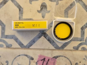 FILTRO B+W 022 30,5E GELBMITTEL MED.YELLOW - Imagen 1 de 2