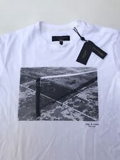 Rag & Bone Tennis Court Photo Graphic Tee Shirt Small S